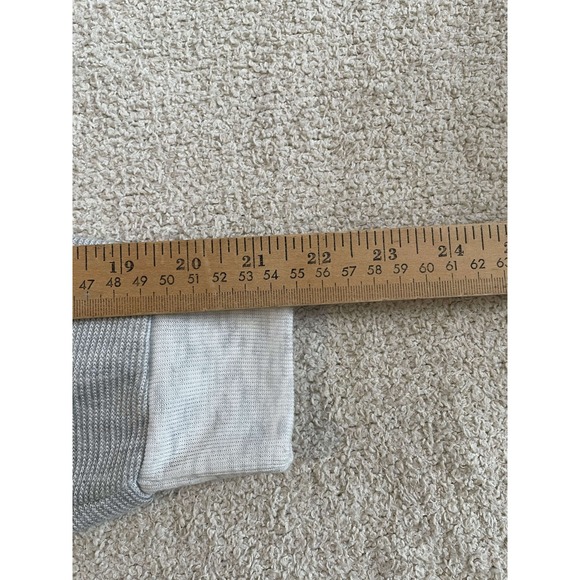 Vintage Cataloochee Ski Area Quarter Zip Pullover Grey Blue Made in USA Large - Picture 8 of 8